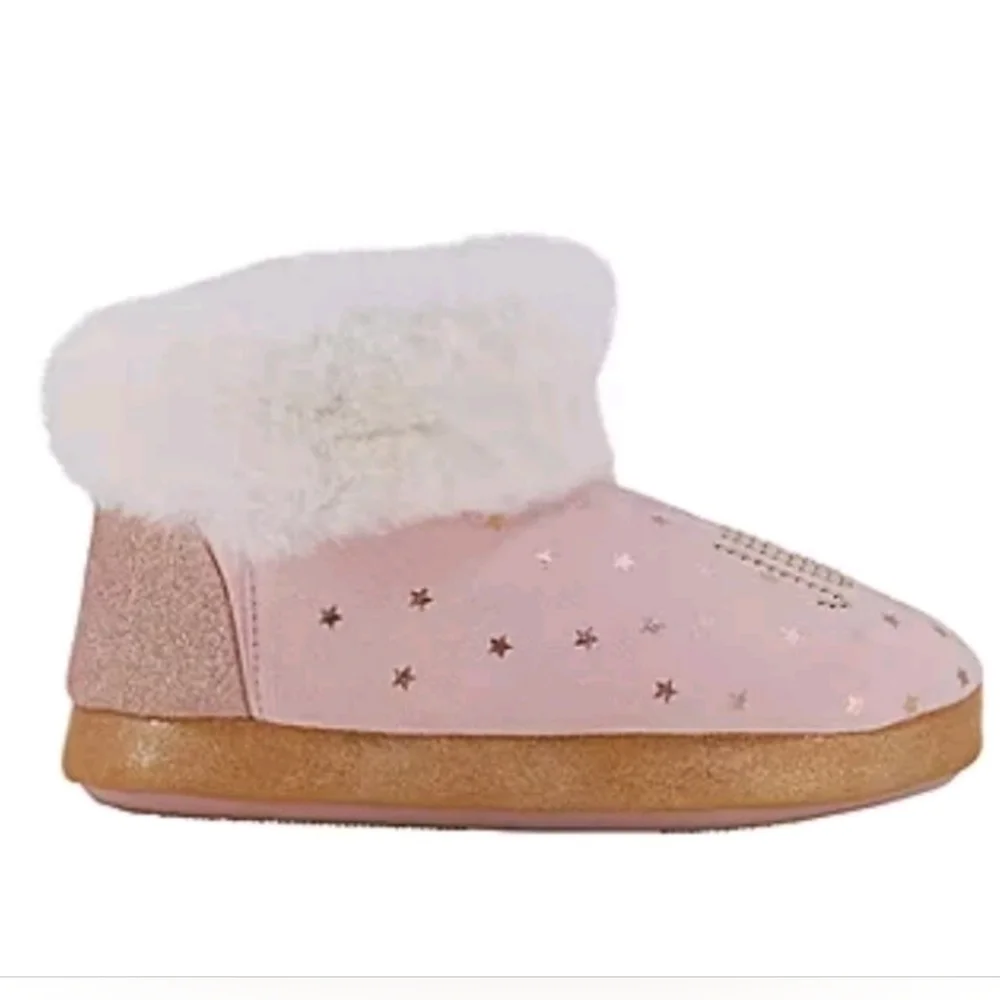 Girls Pink Juicy By Juicy Couture Tulare Slipper Booties Size 13-1